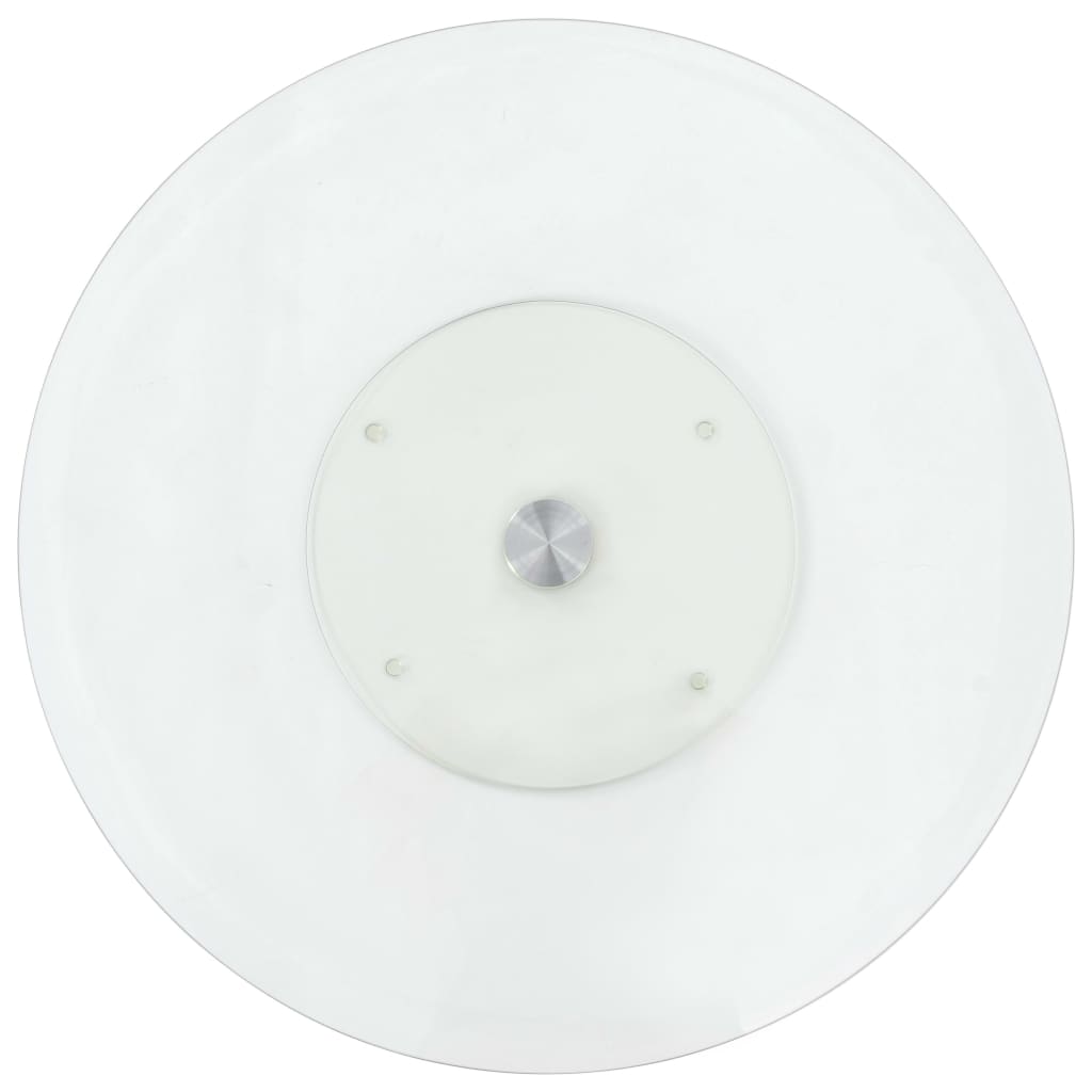 Rotating Serving Platter, Transparent, 60 cm, Tempered Glass