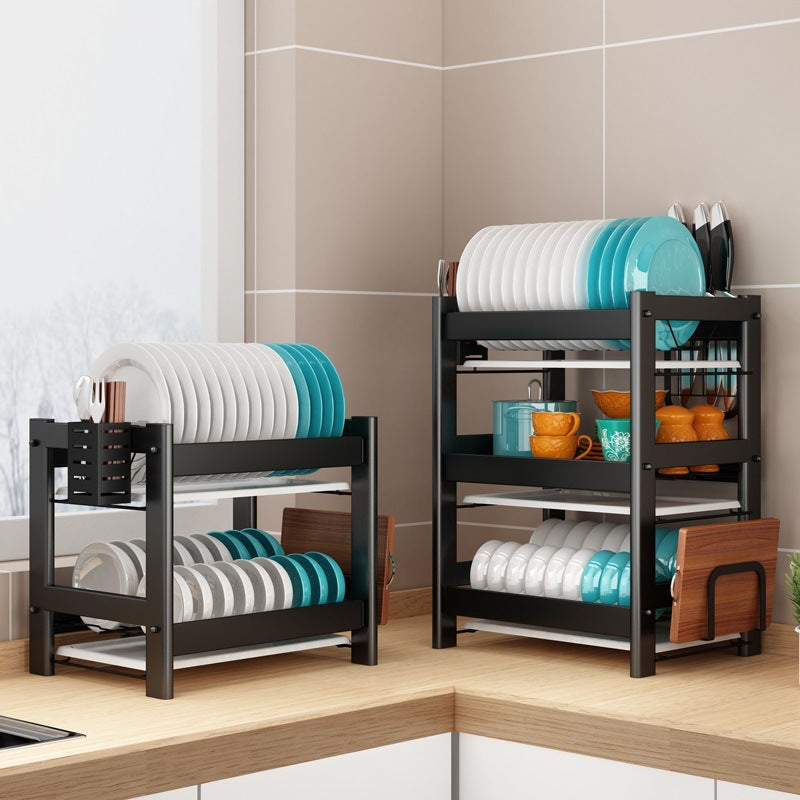 Kitchen Racks To Dry The Dish Rack Drain Rack Tableware Storage Box