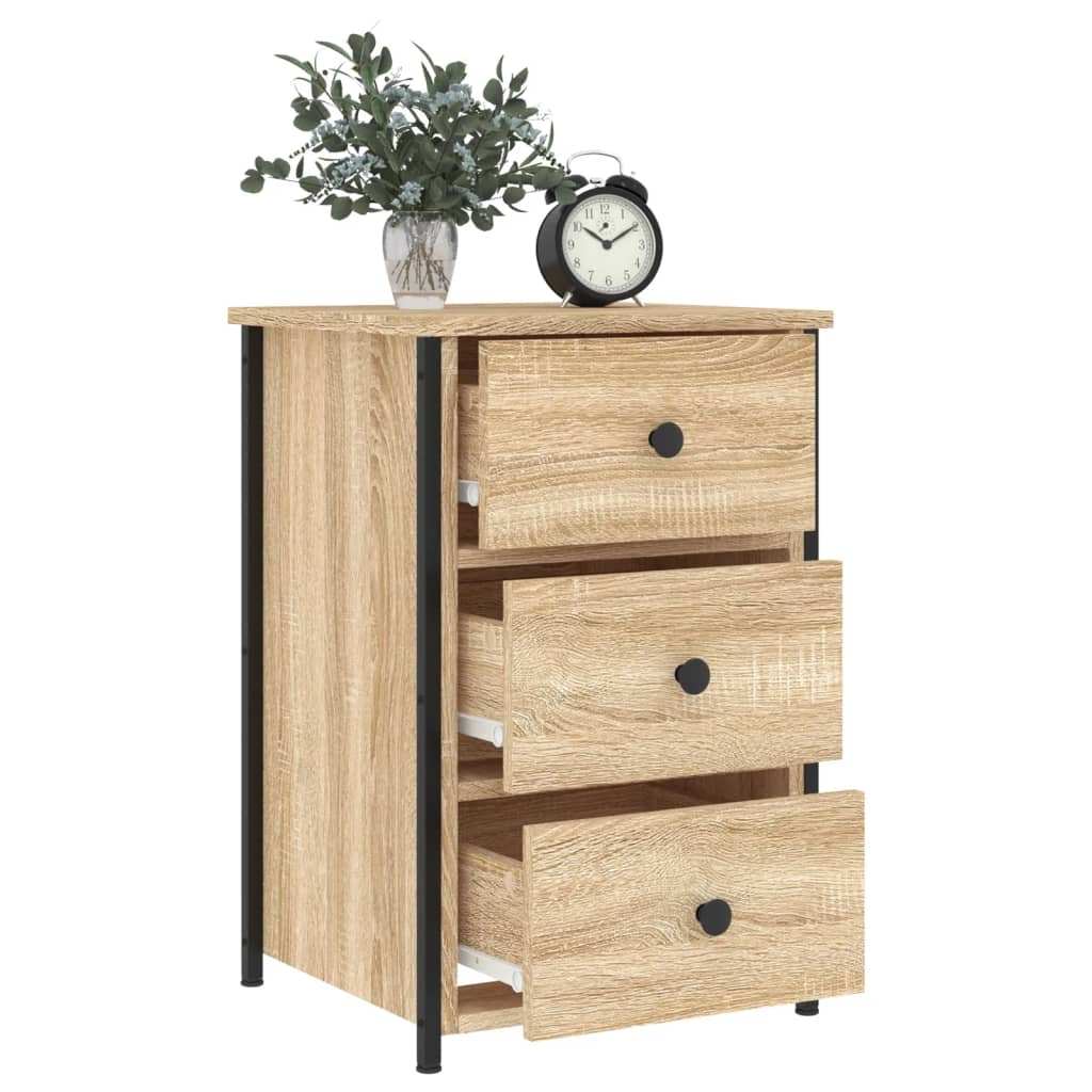 Nightstand Sonoma Oak 40x Wood Material   Nightstands 2