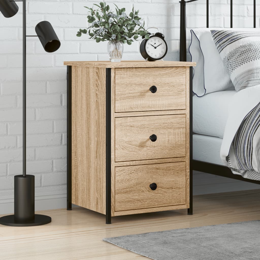 Nightstand Sonoma Oak 40x Wood Material   Nightstands 2